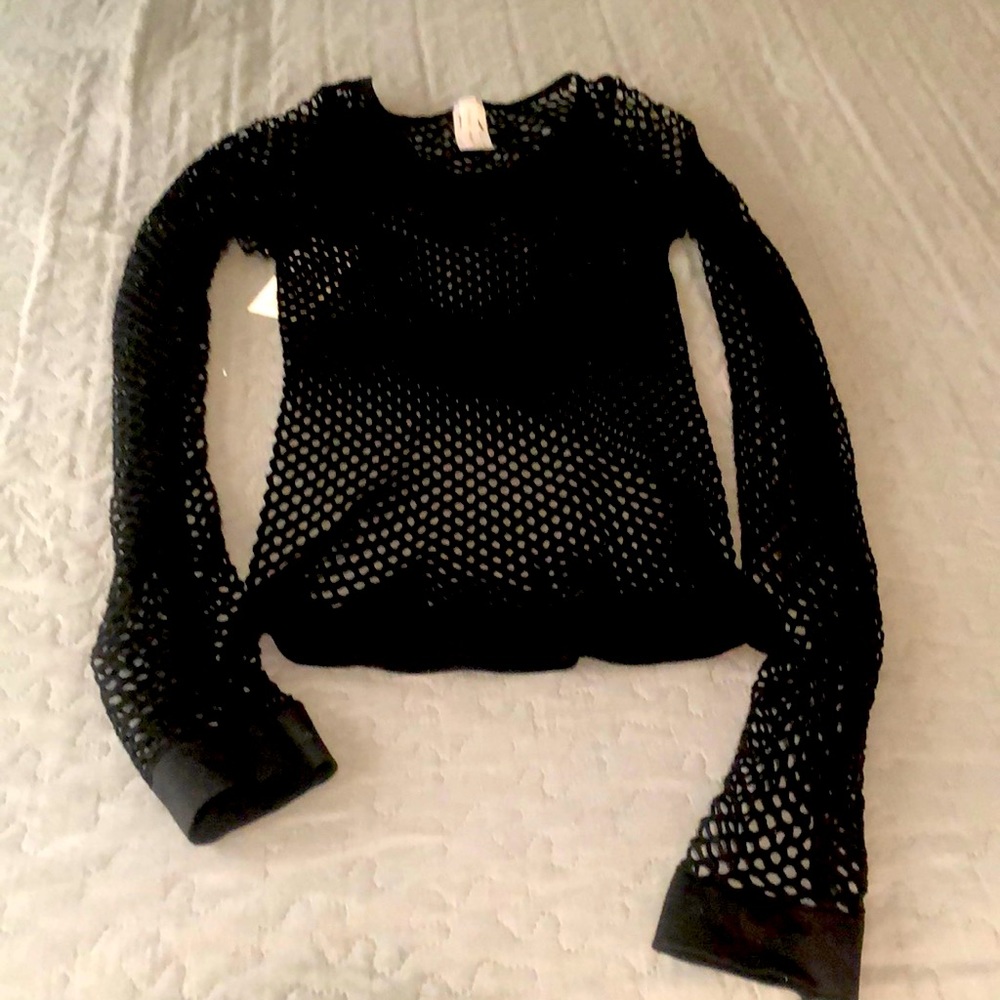 Nylon Fishnet Long Sleeve  black,new, one size